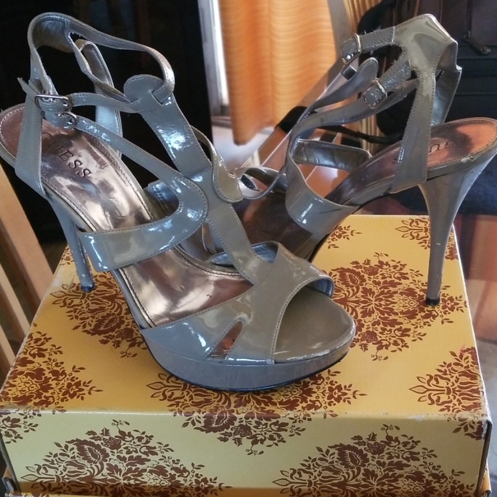 Strappy heels